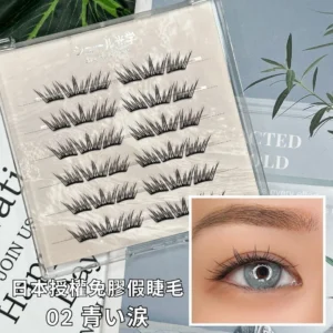日本免膠假睫毛✨02 青い涙✨3